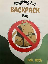 Anything but a backpack day