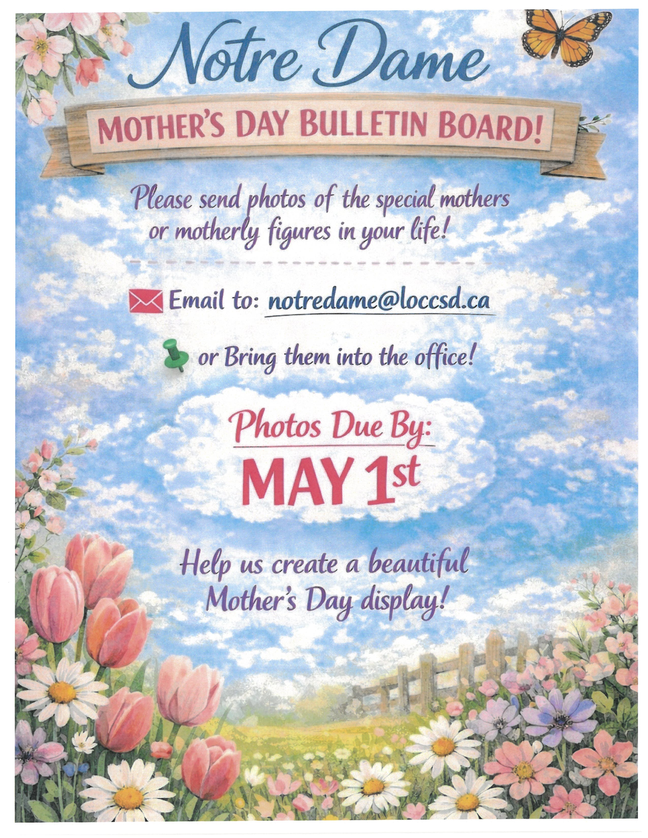 Mother's Day Bulletin Board